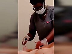 Customer Loses Control Of Himself During A Brazilian Wax