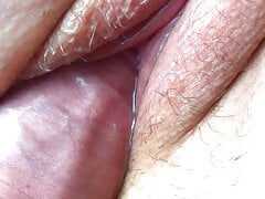 Fuck The Pussy. Piss and Cum Inside. Close-Up. POV